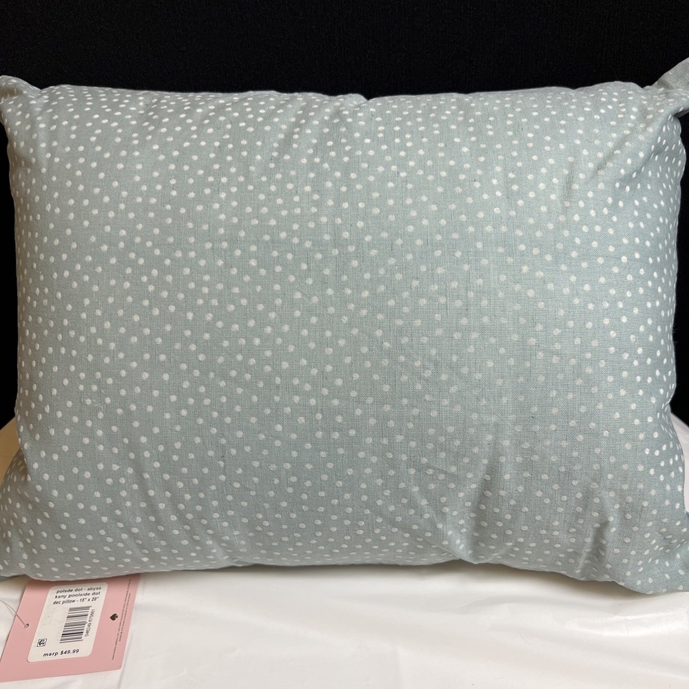 Kate Spade Sage Throw Pillow Poolside Dot 15 X 20"